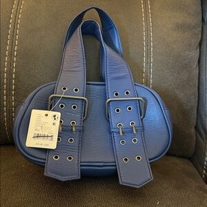 Free People Blue Mini Bag